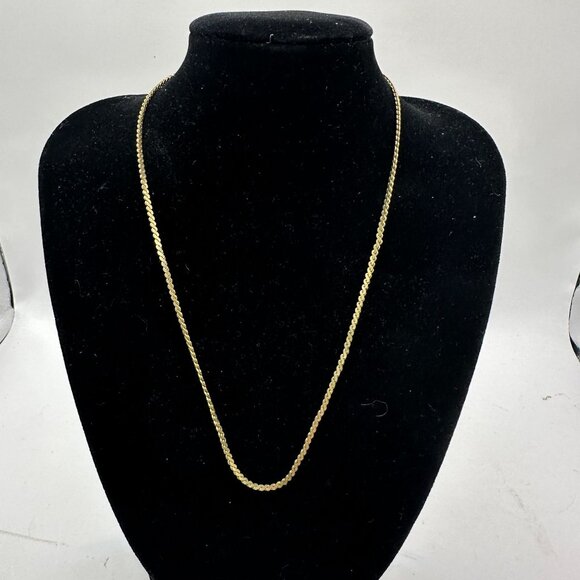 Rope Chain Necklace With Lobster Clasp - Picture 1 of 3